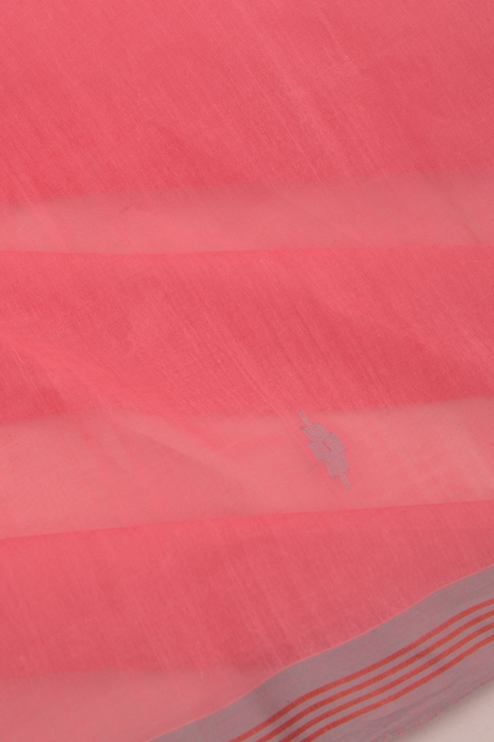 Handspun Cotton Butta Baby Pink Saree