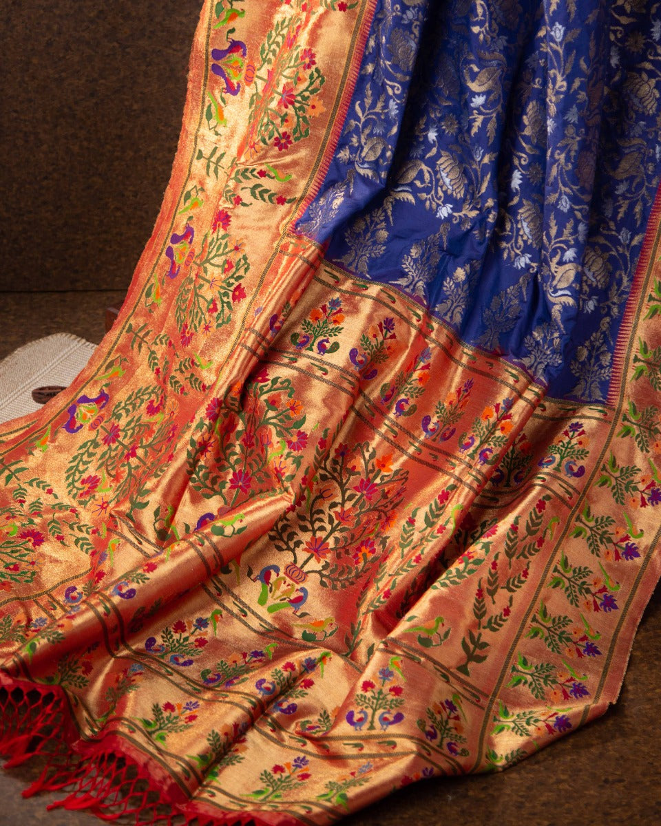 Paithani Silk Marvel: Timeless Elegance Woven, a Heritage Masterpiece Saree