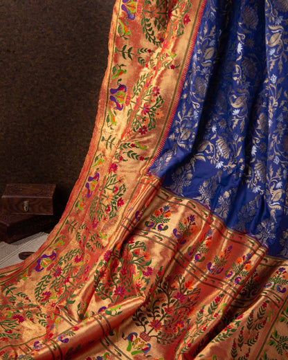 Paithani Silk Marvel: Timeless Elegance Woven, a Heritage Masterpiece Saree