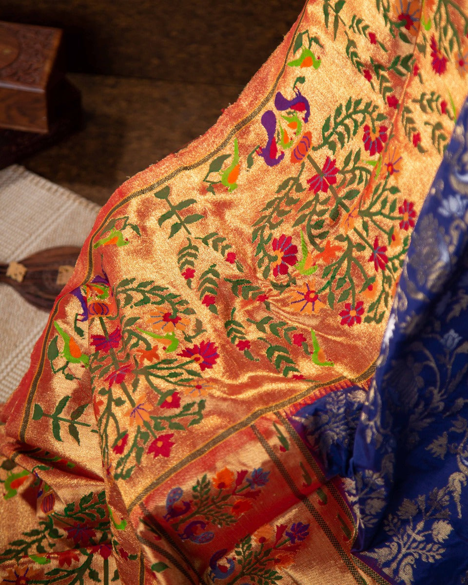 Paithani Silk Marvel: Timeless Elegance Woven, a Heritage Masterpiece Saree