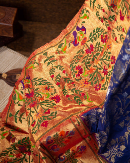 Paithani Silk Marvel: Timeless Elegance Woven, a Heritage Masterpiece Saree