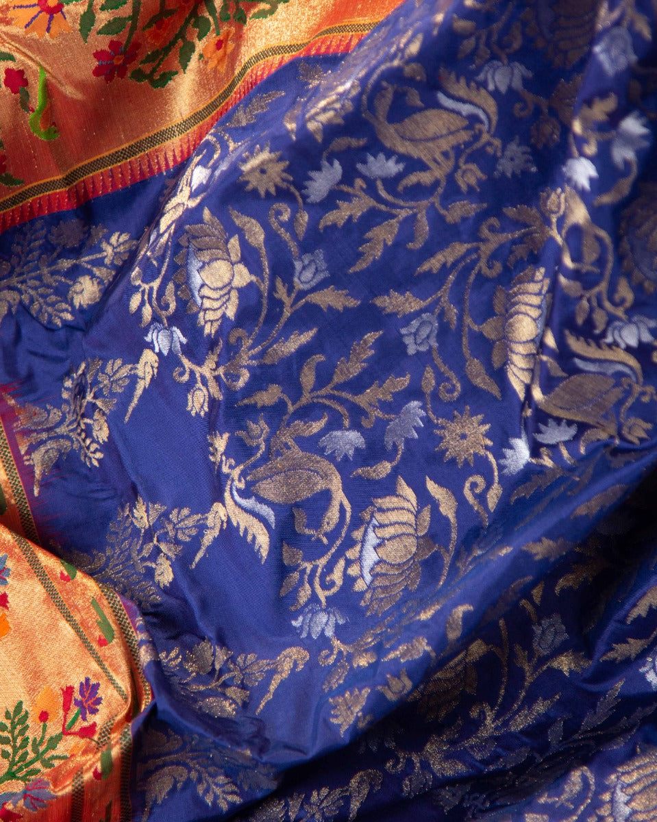 Paithani Silk Marvel: Timeless Elegance Woven, a Heritage Masterpiece Saree