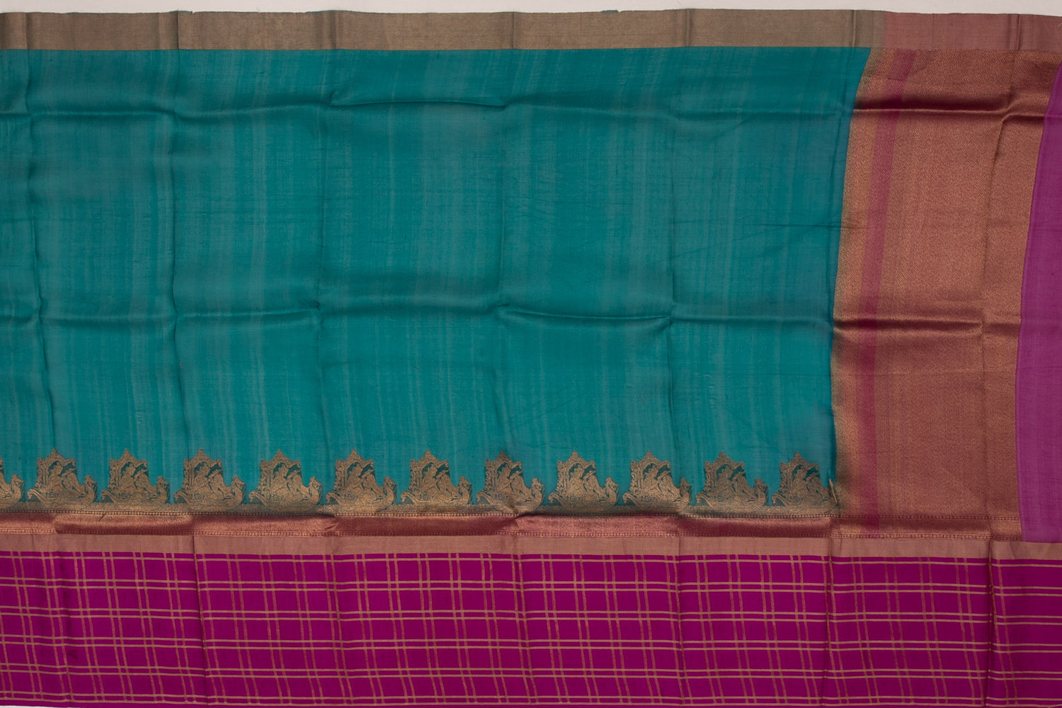 Organza Organza Plain Blue Sale Saree