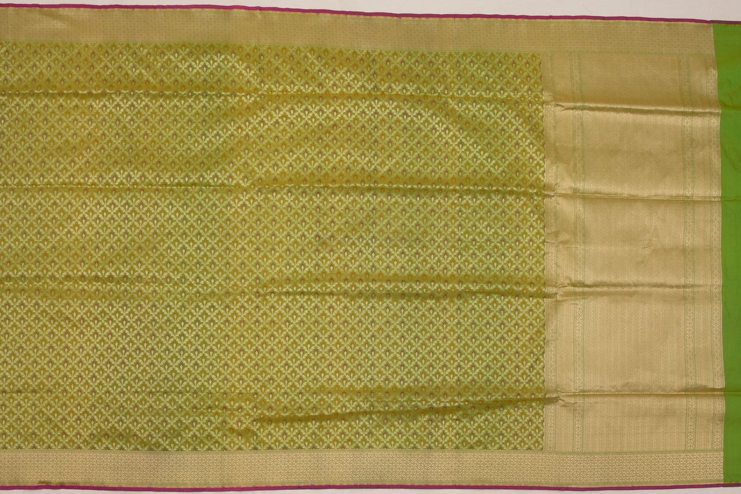 Banarasi Silk Brocade Green Sale Saree