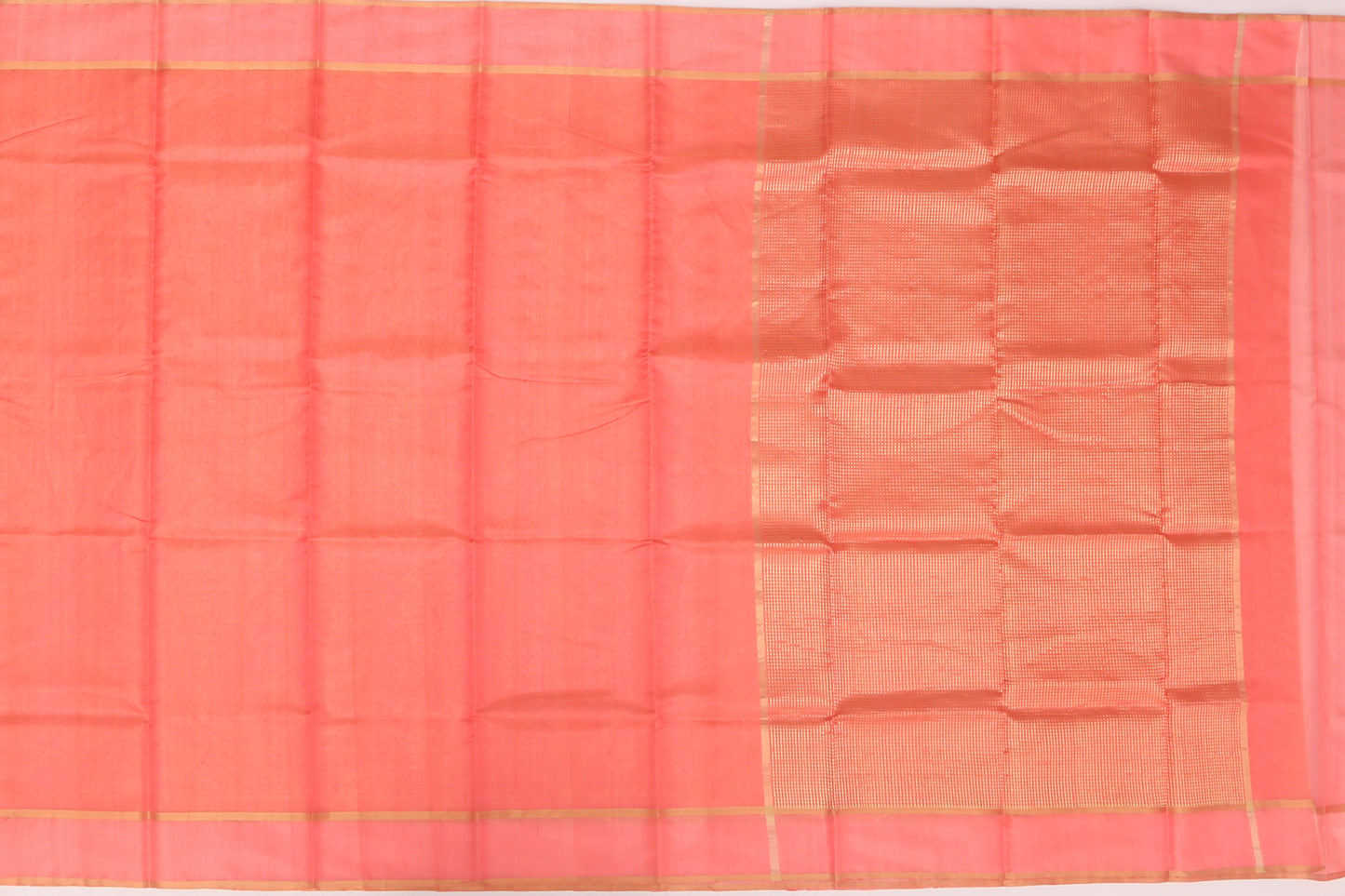 Chanderi Silk Tissue Peach Sale Saree