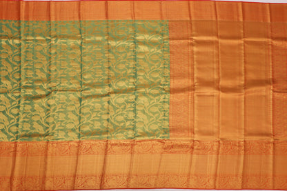 Kanchi Silk Tissue Green Sale Saree