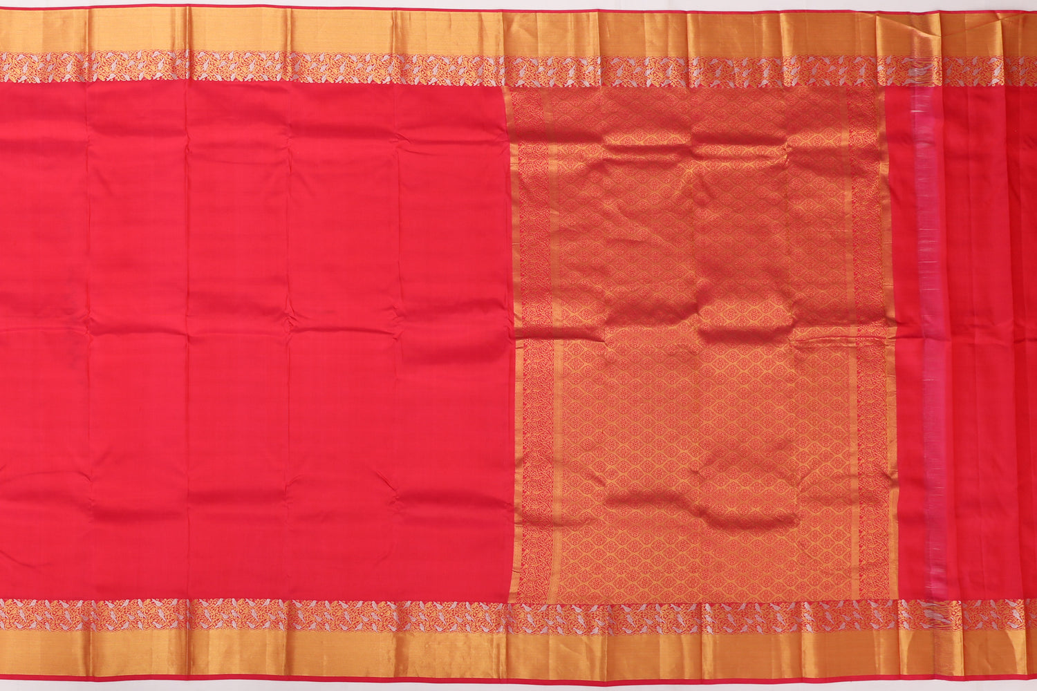 Bangalore Silk Plain Pink Sale Saree