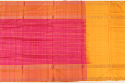 Uppada Silk Checks Pink Sale Saree