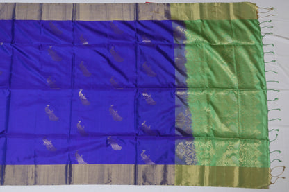 Coimbatore Silk Butta Blue Sale Saree