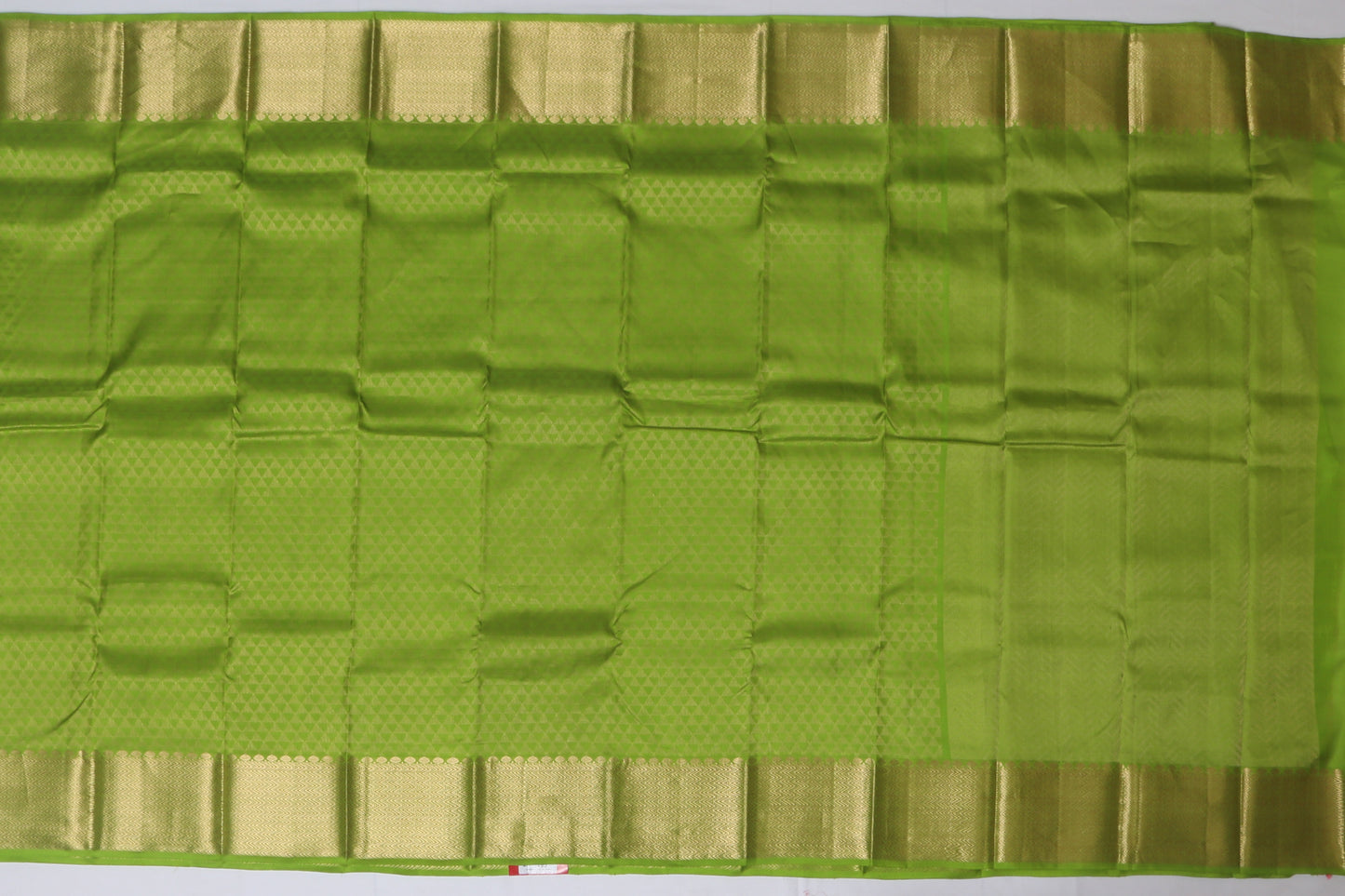 Dharmavaram Silk Brocade Green Sale Saree