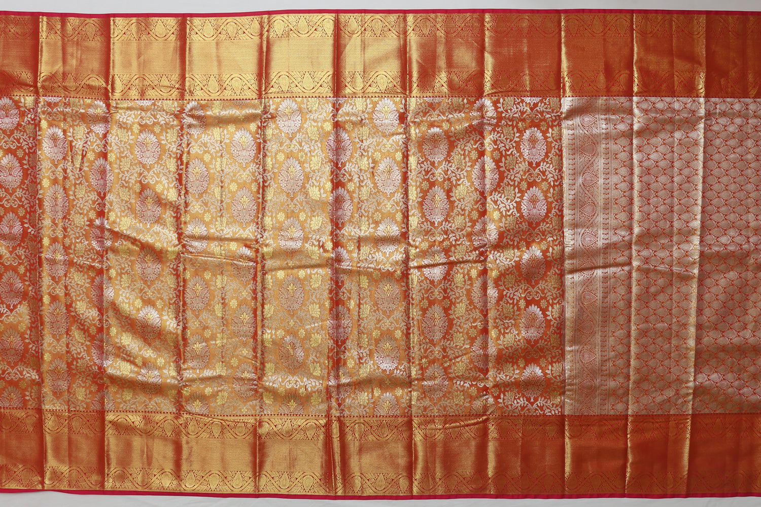 Dharmavaram Art Silk Tissue Gold Sale Saree