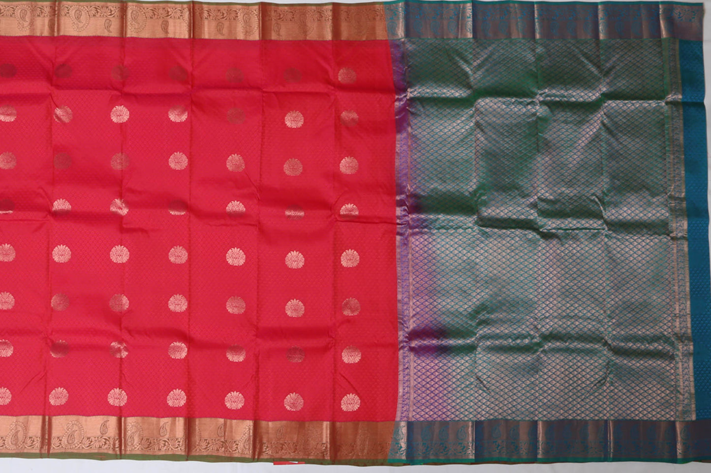 Dharmavaram Silk Butta Pink Sale Saree