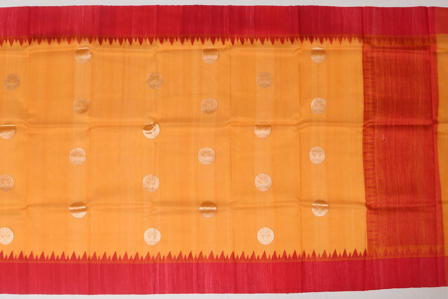 Organza Organza Butta Yellow Sale Saree