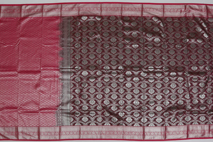 Dharmavaram Art Silk Brocade Purple Sale Saree