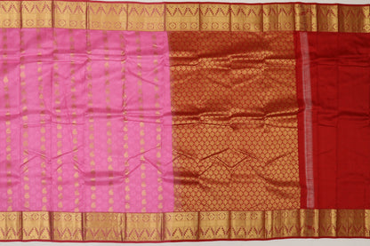 Dharmavaram Silk Butta Pink Sale Saree