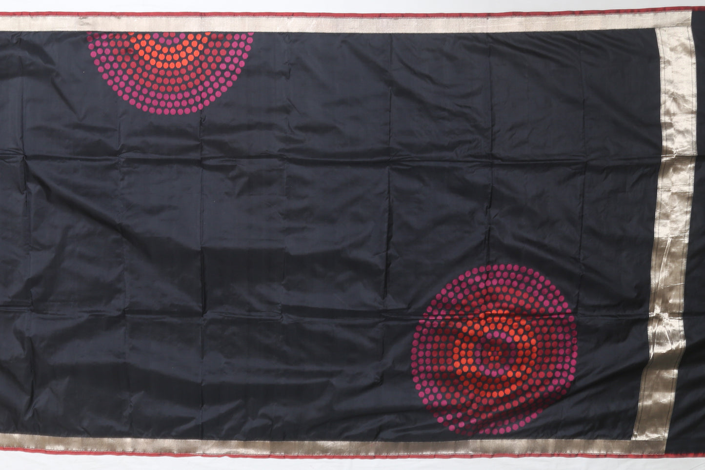 Banarasi Silk Plain Black Sale Saree