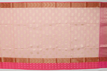 Organza Organza Butta Pink Sale Saree