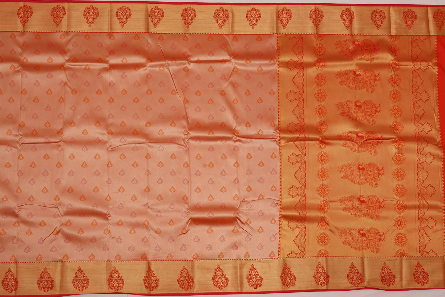 Dharmavaram Art Silk Tissue Pink Sale Saree