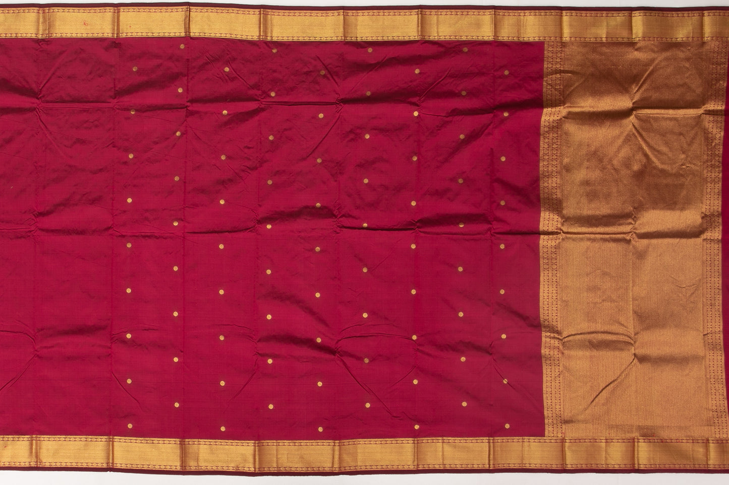 Bangalore Art Silk Butta Maroon Sale Saree